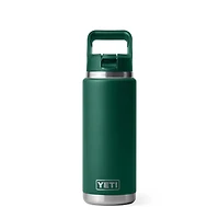 Black Forest Green Rambler 26oz Straw Bottle