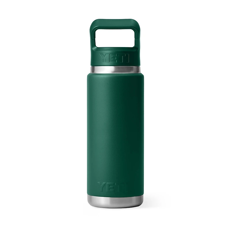 Black Forest Green Rambler 26oz Straw Bottle