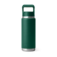 Black Forest Green Rambler 26oz Straw Bottle