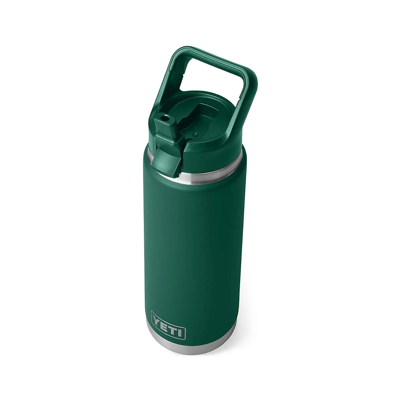 Black Forest Green Rambler 26oz Straw Bottle