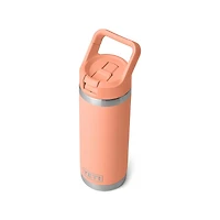 Lowcountry Peach Rambler 18oz Straw Bottle