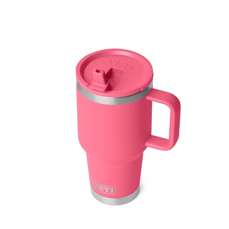 Tropical Pink 30oz Travel Straw Mug