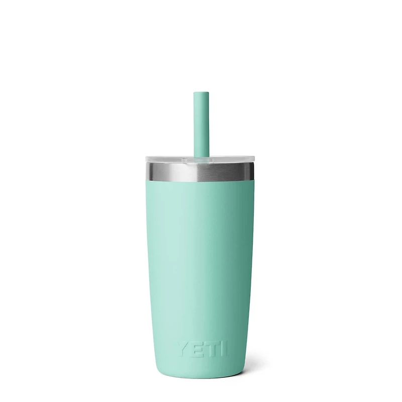 Seafoam Rambler 10oz Tumbler with Silicone Straw