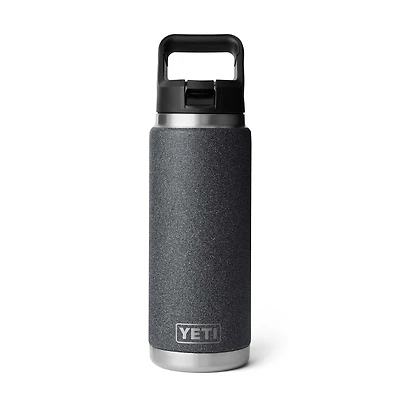 Black Stone Rambler 26oz Straw Bottle
