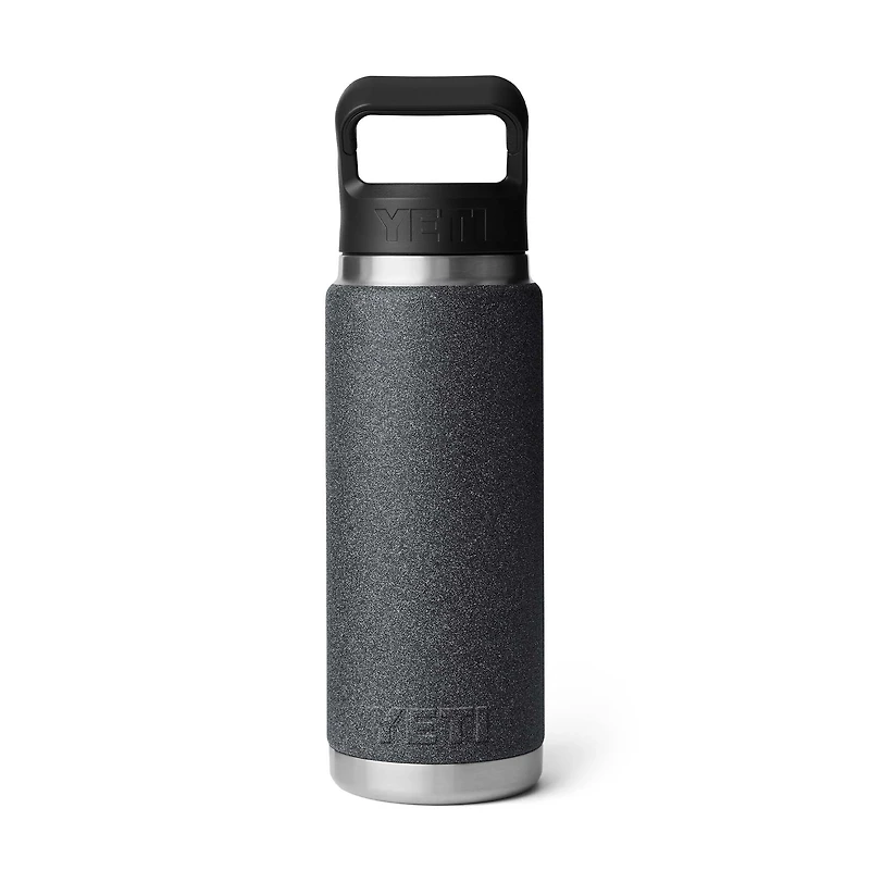 Black Stone Rambler 26oz Straw Bottle