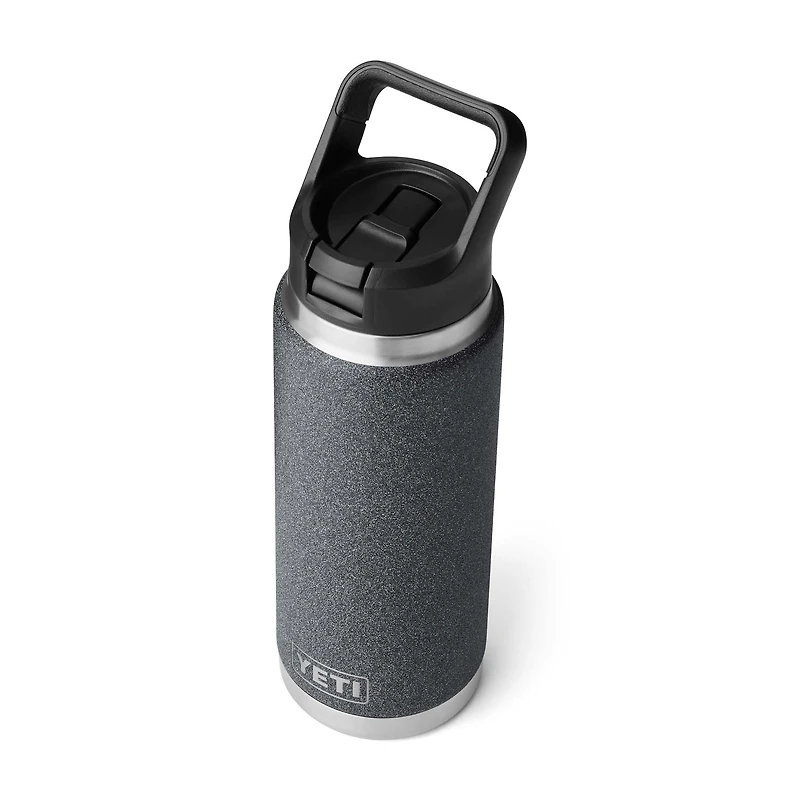 Black Stone Rambler 26oz Straw Bottle