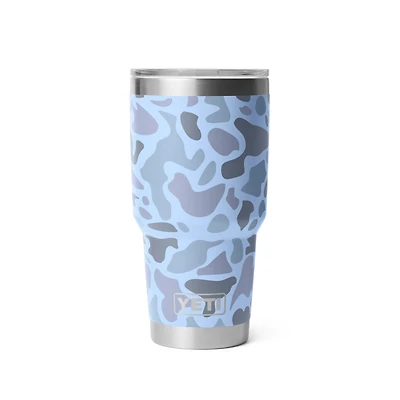 Blue Camo Rambler 30oz Tumbler
