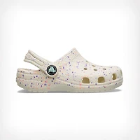 Kids Classic Clog Glow Paint Splatter