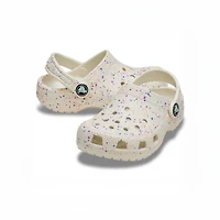 Kids Classic Clog Glow Paint Splatter