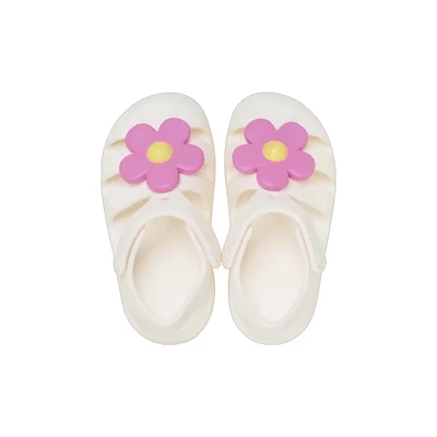 Toddler Classic Flower Fisherman Sandals Chalk