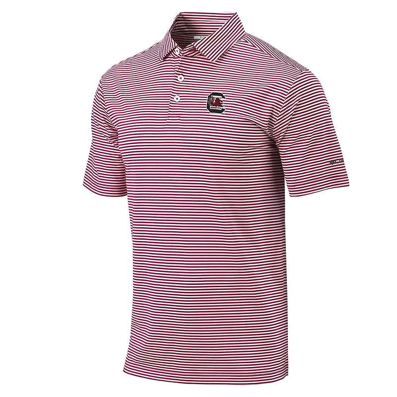 USC Block C Invite Striped Polo