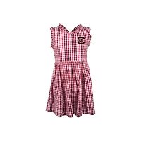 Toddler USC Gingham Dress Garnet