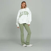 Fold Over Flare Legging
