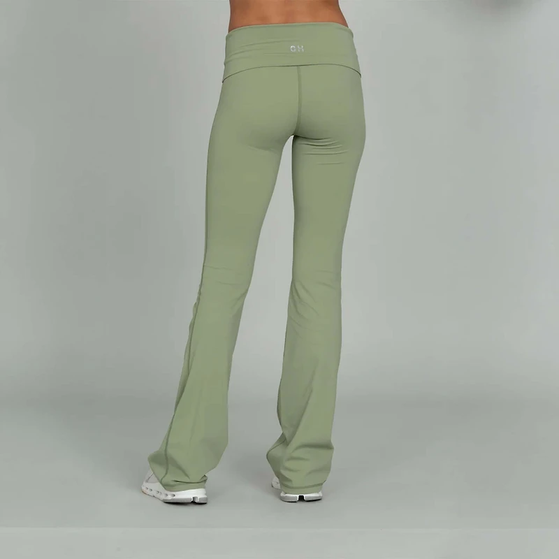 Fold Over Flare Legging