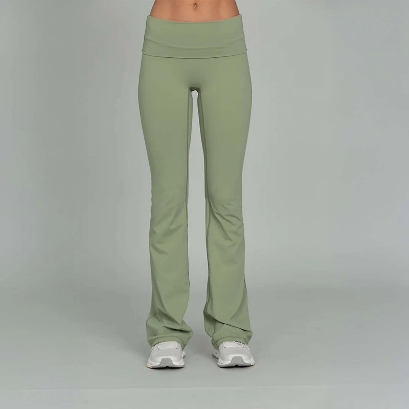 Fold Over Flare Legging
