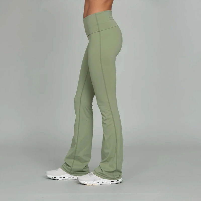 Fold Over Flare Legging