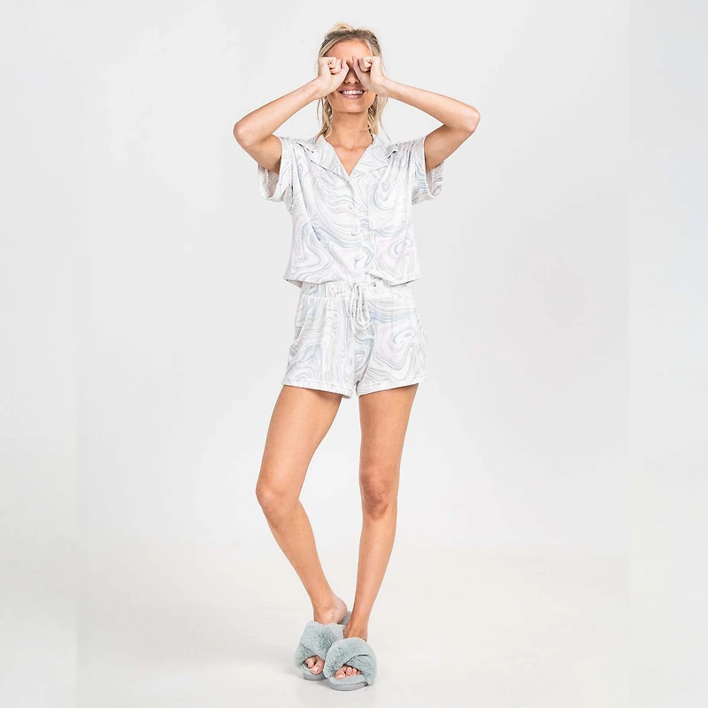 Wildest Dreams Boxy Pajama Top Nebula