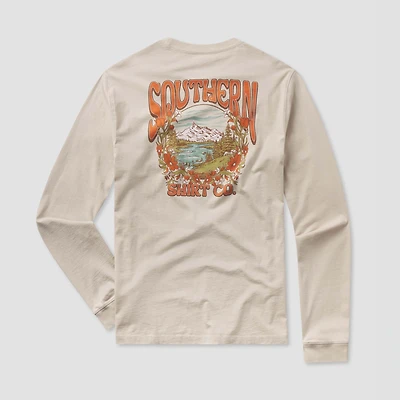 Misty Mountain Long Sleeve T-Shirt Taupe