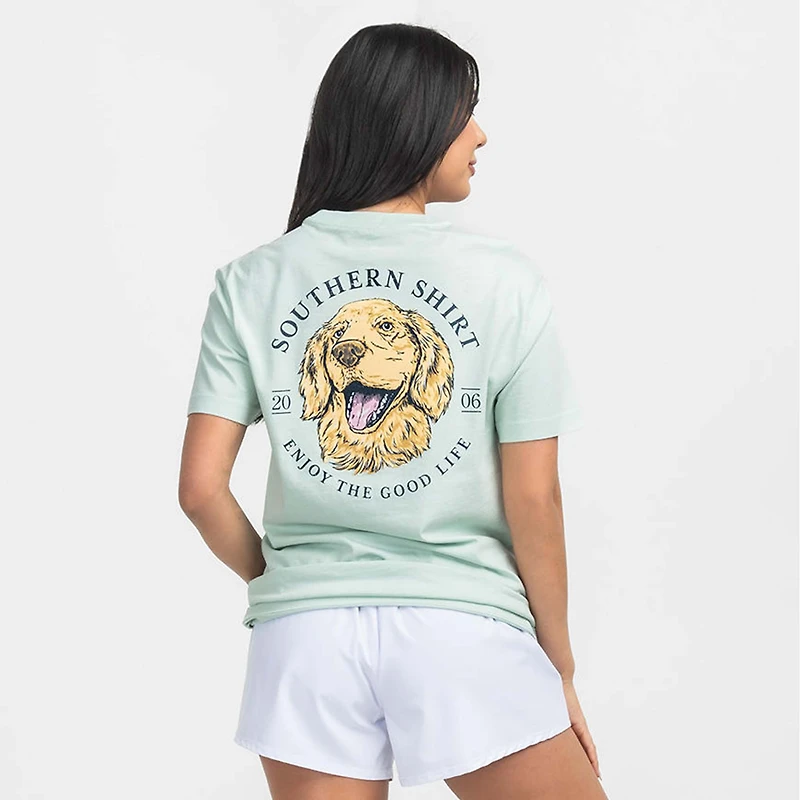Dog Days Badge Short Sleeve T-Shirt Cool Mint
