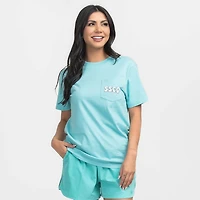 Vacation Mode Short Sleeve T-Shirt Island Mist