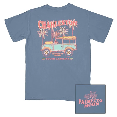 Charleston Locals Only Short Sleeve T-Shirt Indigo Blue