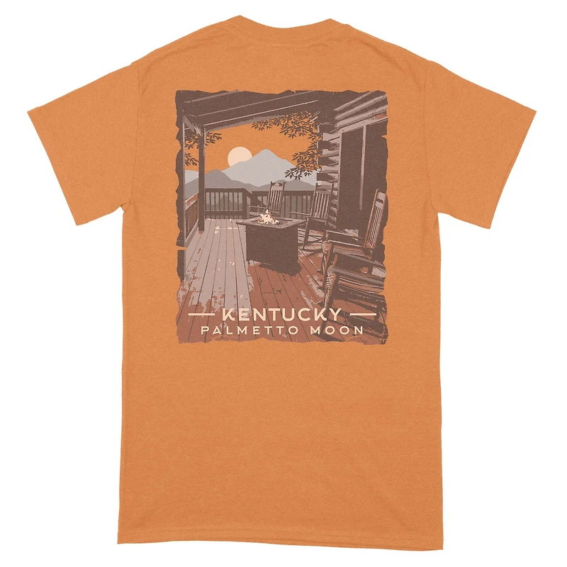 Peaceful Porch Kentucky Short Sleeve T-Shirt