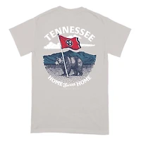 Tri-Star Bear Short Sleeve T-Shirt Ice Grey