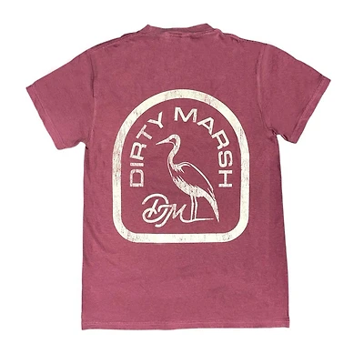 Backshore Logo Short Sleeve T-Shirt Berry