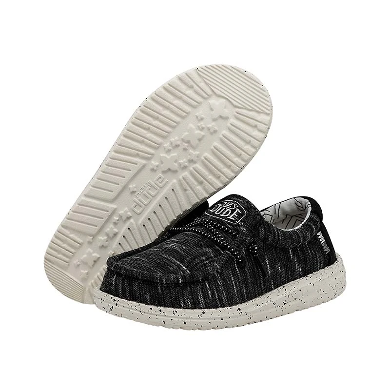 Boys Wally Stretch Black