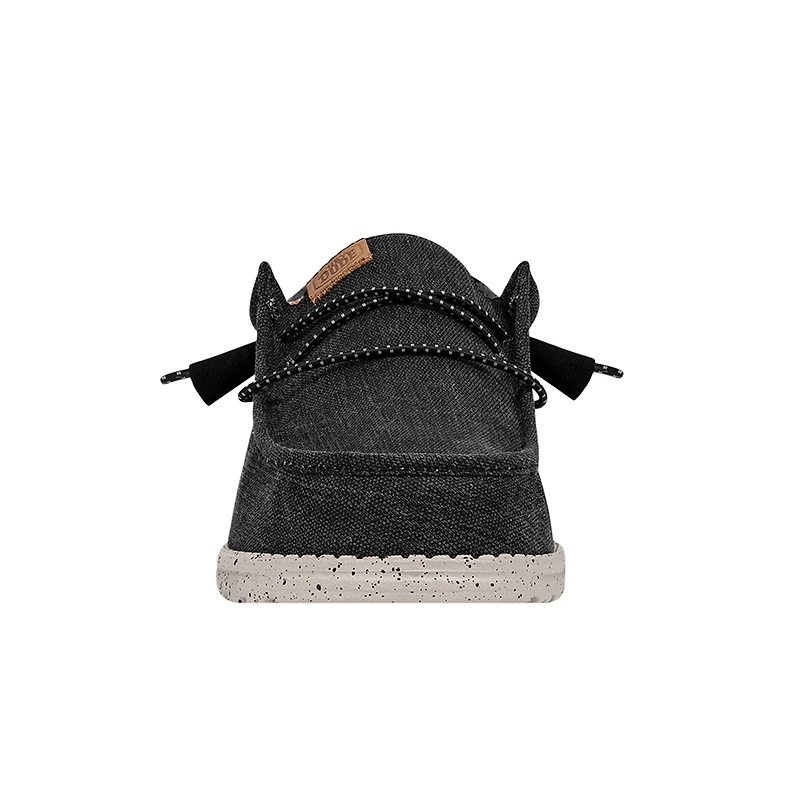 Men's Wally Washed Canvas Shoes Black