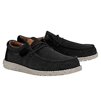 Men's Wally Washed Canvas Shoes Black