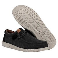 Men's Wally Washed Canvas Shoes Black
