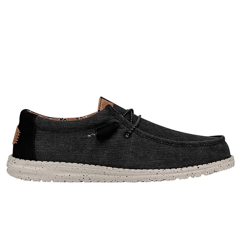Men's Wally Washed Canvas Shoes Black