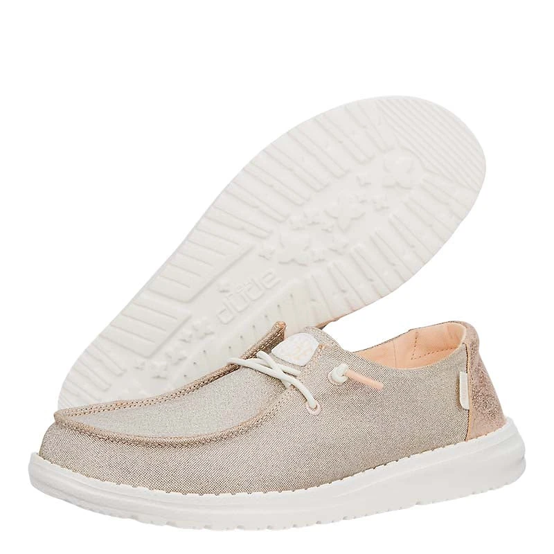 Women's Wendy Metallic Sparkle Rose Gold