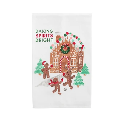 Baking Spirits Bright Holiday Kitchen Towel