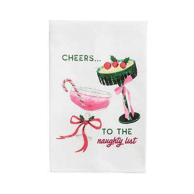 Cheers Holiday Kitchen Towel