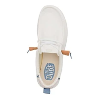 Men's Wally Summer Linen Shoes White and Stone Grey