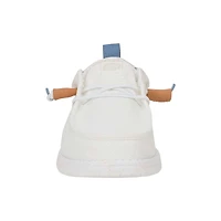 Men's Wally Summer Linen Shoes White and Stone Grey