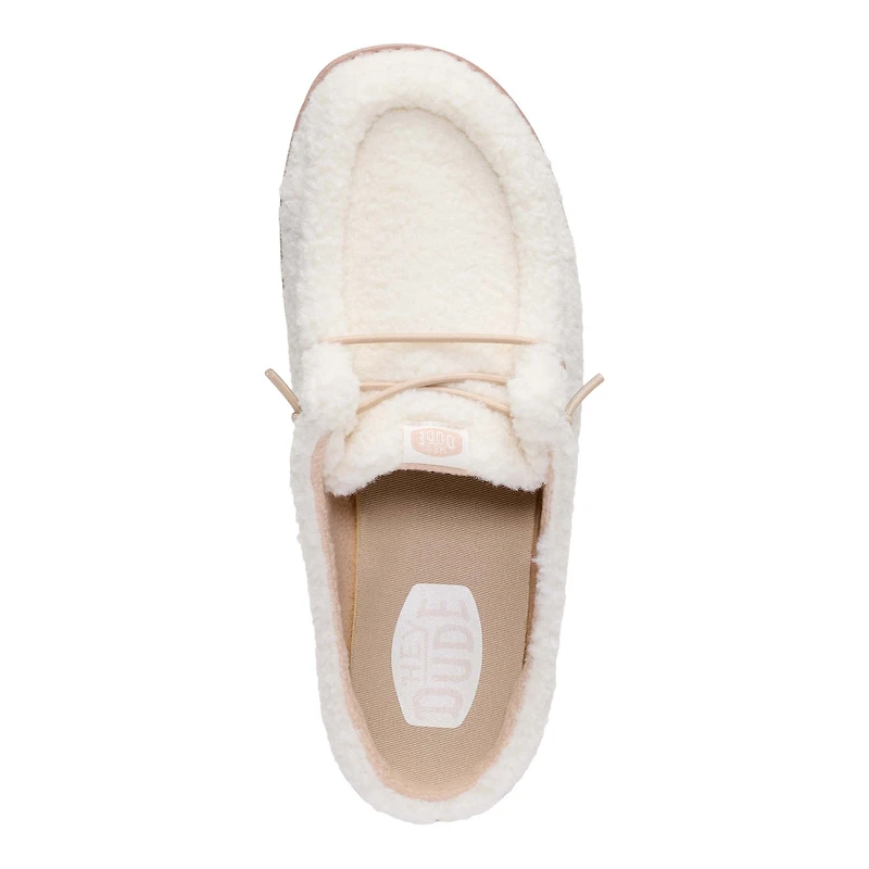 Women's Wendy Fleece Slippers Egret