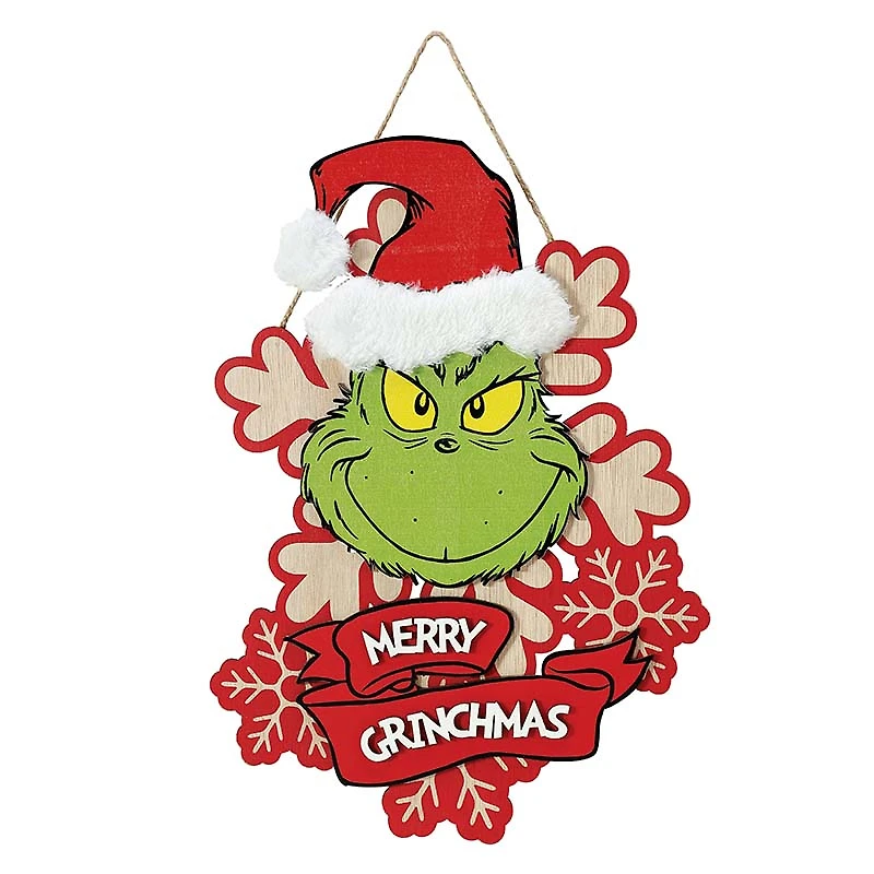 Grinch Door Hanger