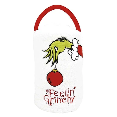 Feelin' Grinchy SnowThrow Blanket