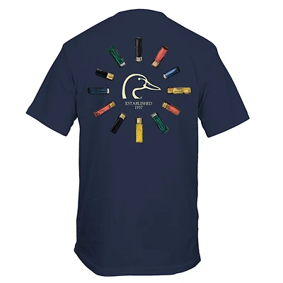 Circle of Shells Short Sleeve T-Shirt Navy