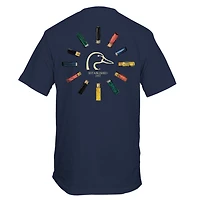 Circle of Shells Short Sleeve T-Shirt Navy