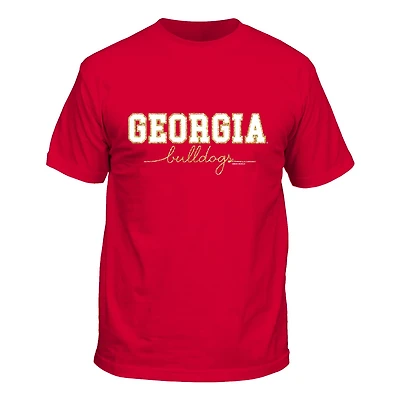 UGA Gold Outline Short Sleeve T-Shirt