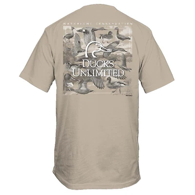 Ducks Unlimited Duck Collage Short Sleeve T-Shirt