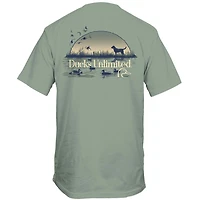 Sunset Dog Short Sleeve T-Shirt