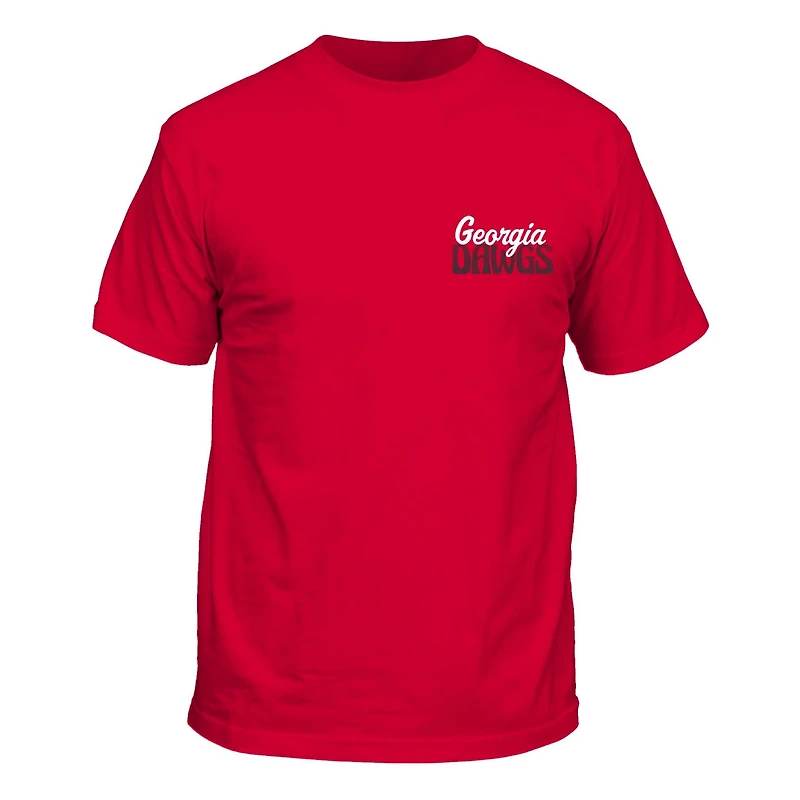 UGA Hairy Dawgs Short Sleeve T-Shirt Red