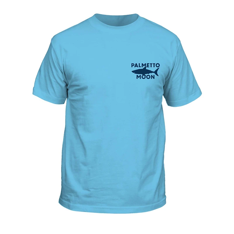 Youth Sharks Short Sleeve T-Shirt Sky Blue
