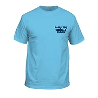 Youth Sharks Short Sleeve T-Shirt Sky Blue