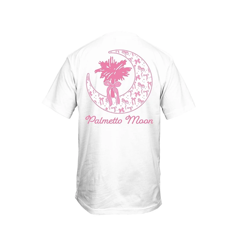 Youth Bow Moon Short Sleeve T-Shirt